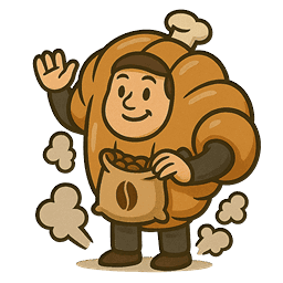 Chaotic Cafe mascot artwork